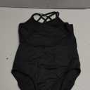 QZSH Camisole Leotard for Girls Dance Crisscross Back,Double shoulder straps 8-10Y