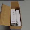 Burcica 2 Pack Controller for Wii Remote and Nunchuck with Motion Plus, with Silicone Case and Wrist Strap (White)