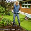 Jardineer Hand Tiller for Gardening, Manual Twist Tiller Cultivator, Heavy Duty Garden Claw, Soil Loosener & Lawn Aerator for Soil Mixing, Garden, Flower Box and Raised Bed