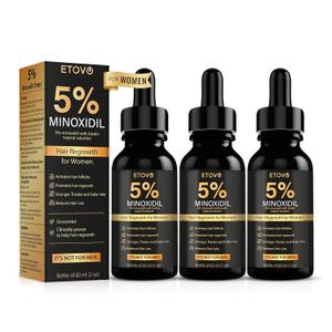 5% Minoxidil for Women Hair Growth Serum Topical Minoxidil Hair Regrowth Thicker Prevent Hair Loss for Thickening Longer Fuller
