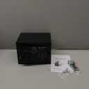 Bonsaii Safe Box with Electronic Keypad, Steel Security Lock Box with Key, 0.23 Cubic Feet, 9.06" W x 6.69" D x 6.69" H, Small Hidden Safe for Cash Jewelry