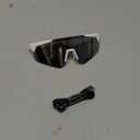 Polarized Bluetooth Sunglasses for Men,Sport Smart Glasses for Women with Open Ear Music Speakers,Built-in Mic,UV Protection Running Baseball Sunglasses, Cycling Glasses(Silver)