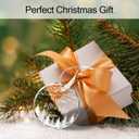 2 x 15th Anniversary Ornament Gifts for Couple, 15 Year Wedding Gifts for 15th Anniversary, Glass Keepsake 15 Year as Mr and Mrs Christmas Ornaments