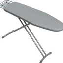 Ironing Board Full Size, BlissBoard 43"x13" Sturdy Heavy Duty Iron Board with Iron Rest, Heat Resistant Cover with Ultra Thick Padding, Height Adjustable, Silver