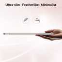 MoKo for iPad Air 11 Inch Case 7th/6th Generation M3/M2 2025/2024, iPad Air 5th/4th Gen 10.9" 2022/2020, Translucent Frosted Soft TPU Back Cover, Slim Protective Cover,Auto Wake/Sleep,Light Pink