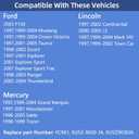 Gas Cap, Fuel Cap For Ford Lincoln Mercury F150 Mustang Crown Victoria Taurus Escort Explorer Ranger Thunderbird Windstar, Aviator Continental LS Town Car,Grand Marquis Mountaineer Sable Tracer FC961