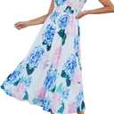 Flessibili Women's Sleeveless Floral Maxi Dress 2026 Sundresses Spring Summer Wedding Guest (S)