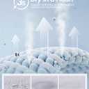 PATPAT Boys Shorts with Pockets, Quick-Dry Breathable Shorts for Running Soccer Basketball, Sports Team Uniform for Kids Teen (Blue, XL)