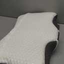 Pain Relief Cervical Pillow for Neck Support,Adjustable Ergonomic Pillow Cozy Sleeping,Odorless Orthopedic Memory Foam Pillows,Contour Bed Pillow for Side Back Stomach Sleeper (Queen Size-24.8''Lx14.96''Wx5.78''H, Grey)