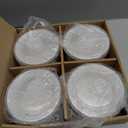 10 oz Set of 4 Oven-Safe Porcelain Ramekins with Lids, Large White Souffle and Creme Brulee Baking Dishes, Ramekin Bowls for Sauce and Dessert