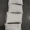 JOLLYVOGUE Bed Pillows Standard Size Set of 4, Cooling and Supportive Full Pillow 4 Pack with Down Alternative Filling for Side and Back Sleepers, Hotel Collection