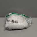 Lanpn Christmas Tree Skirt 24 inch, Faux Fur Xmas Tree Skirt Plush Winter Christmas Tree Mat for Small Mini Pencil Slim Artificial Trees Winter Home Party Indoor Xmas Decor (White, 60cm)