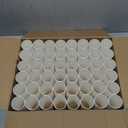 Pack of 48 Cardboard Craft Toilet Paper Tube Rolls, 9.9 cm Length (White)