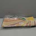 Nogrit Boho Door Mat, Retro Boho Orange Sun Sunshine Doormat Bathmat for Indoor Outdoor Entrance, Mid Century Modern Abstract Welcome Mats for Front Door Outside Porch Entryway, 17x30 Inches