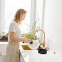 Sponge Holder Silicone for Kitchen Sink Caddy Compatible with Scrub Daddy Holder Quick Drying Kitchen Accessories for Dish Brush Dish Wand Scrub Mommy (Black, 2PCS)