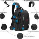 NICGID Sling Bags Chest Shoulder Backpacks, 13.3'' Laptop Backpack Crossbody Messenger Bag Travel Outdoor Men Women