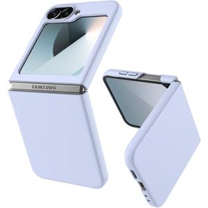 4 x for Samsung Galaxy Z Flip 6 Case, Slim Thin Shockproof Hard Protective Phone Case Cover (Purple)