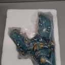 aboxoo Hippo Statue,Large Hippopotamus Figurine Home Sculpture with Resin, Hippo Candy Jar, Candy Dish Bowl for Office Desk, Key Bowl for Entryway Table,Container Storage Art Decor Box(Dark Blue)