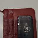 Julia Buxton Hudson Pik-Me-Up Large ID Coin/Card Case Red