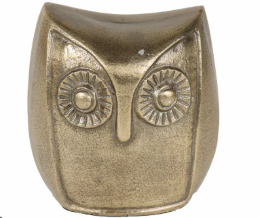 HD Designs Aluminum Owl - Gold
4.5 in
