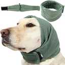 Kercynar Dog Reducing Noise Hoodie, Ear Covers for Bath, Thunderstorms, Dog Anxiety Relief Hoodie L