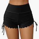 ATTRACO Women Swim Shorts High Waisted Swimsuit Shorts Swim Bottom Board Shorts L