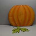 Glitzhome Fall Decorations Outdoor 37.5" Large Metal Pumpkin Decor Yard Stake or Hanging Sign for Home Outside Garden Lawn Porch Thanksgiving Decorating