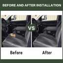 FZJDSD 1 PCS Dark Gray Driver Side Bottom Replacement Cloth Seat Cover & Seat Foam Cushion Compatible with Dodge Ram 1500 2500 3500 SLT SLT Plus Sport 2002 2003 2004 2005