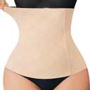 Nebility Womens' Waist Trainer Tummy Control Waist Cincher Slim Body Shaper, Small