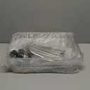 3 Tier Rolling Cart with Lockable Wheels, Clear Acrylic Utility Trolley with Handle, Heavy-Duty Storage Organizer for Kitchen Bathroom Nursery Laundry - Snack Book Craft Organizer (Clear)