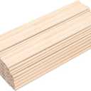 100 Pcs Wooden Dowel Rods - 3/8 x 17.5 Inch Unfinished Hardwood Sticks,Dowel Rods Wood Sticks for Craft and DIY, Macrame Dowel,Wooden Poles