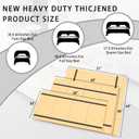 Imperius Heavy Duty Bed Panels Foldable Box Spring, Bunkie Board, Bed Support Slats,(57X80), Queen