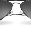 Bio-th Polarized Sunglasses Men Women UV Protection, Polarized Fishing Sunglasses Mens, for Fishing Golf, Retro Driving (58mm, * Black Gray)