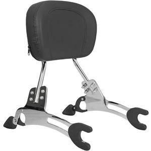 YHMOTO 17'' Detachable Passenger Backrest Sissy bar for Indian Challenger Chieftain Indian Pursuit Springfield Roadmaster Vintage 2014-2024 (Chrome)