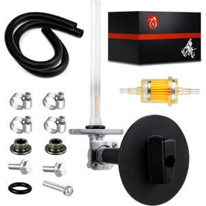 MOTO1988 Fuel Cock Valve Petcock Lever Screw and Shut Off Switch For Honda Recon 250 TRX250 Rancher 350 TRX350 Foreman 400 Rancher 420 TRX420 Foreman 450 FourTrax Foreman Rubicon 500 16950-HM7-003