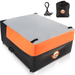 Sailnovo Truck Bed Cargo Bag, 26 Cubic ft 100% Waterproof Cargo Bag for Truck Bed, Heavy Duty PVC Truck Cargo Bag Fits Any Truck Size with 4 Stretch Cord, Packing Bag (50''x40''x22'') (26 Cubic Feet)