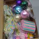 Halfchet 43 Pcs Spring Tree Decorations Spring Hanging Ball Ornaments for Small Tree Colorful Hanging Ornaments Decoration for Home Spring's Party Holiday Supplies
