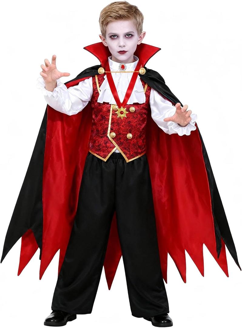 Vampire Costume Boys Halloween Toddler Vampire Costume Kids Boy