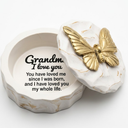 Grandma Birthday Gifts,Grandma  Figurine Small Keepsake Box - Mothers Day Gifts for Grandma, Hand-Painted Decorative Boxes