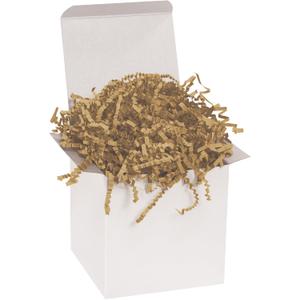 BOX USA Kraft Crinkle Paper Filler (10lb) - Shredded Paper for Basket Stuffing, Shipping, Packaging, Confetti, Crafts & Holidays - Crinkle Cut, 10 count