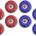 Shuffleboard Pucks,(Dia.53mm 2-1/8'') Mini Shuffleboard Pucks Set, Shuffleboard Pucks Equipment for Family Fun Home Game (Red&Blue)