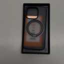 TORRAS 360Rotatable Ring for iPhone 15 Pro Case, Compatible with MagSafe 15 Pro Case with Stand Translucent Slim Protective Ring Holder Military Grade Shockproof Cover for 15 Pro 2023, Black