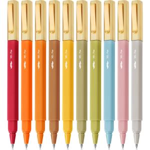 Mr. Pen- Aesthetic Pens, 10 Pack, Blue Ink, Fast Dry, No Smear Bible Pens No Bleed Through, 0.7mm Fine Point Pen