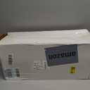 Mail Boxes for House Outside, RAINHOL White Mailboxes for Outside, Galvanized Steel Post-Mount Mailboxes, 19 x 8.7 x 6.7 Inches