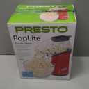 Presto 04863 Poplite Hot Air Popcorn Popper  BuiltIn Measuring Cup + Melts Butter, Easy to Clean, BuiltIn Cord Wrap, 18 Cups, Red