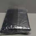 MR&HM Satin Bed Sheets, Queen Size Sheets Set, 4 Pcs Silky Bedding Set with Elastic Corner Straps and 15 Inches Deep Pocket for Mattress (Queen, Black)