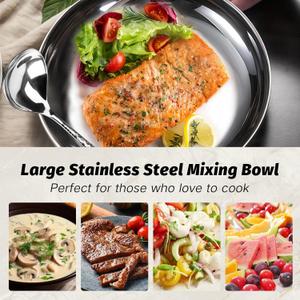 2PCS Stainless Steel Dinner Plates 8.7" Double Layered Metal Round Dinner Plates Unbreakable, Dishwasher Safe, Heat-Resistant for Indoor/Outdoor Use, Camping BBQ Everyday Meals