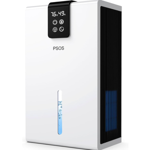Electric Dehumidifier Ultra Quiet Room Dehumidifier 2800 ml Dehumidifier with LED Display Automatic Defrosting Sleep Mode Against Moisture Mould Ideal for Bedroom Bathroom