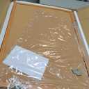 Board2by Cork Board Bulletin Board 20" x 30", Wood Framed Corkboards for Wall Decor, Hanging Office Message Board, Large Wall Mounted Notice Pin Board with 15 Push Pins for School, Home & Office