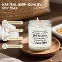 Kosmickiss Valentines Day Gift for Her Him, Lavender Scented Candle, I Love You Anniversary Wedding Gift for Girlfriend Boyfriend Wife Husband, Romantic Birthday Presents